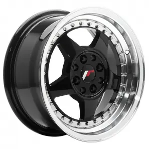Japan Racing JR-6 Gloss Black Machined Lip